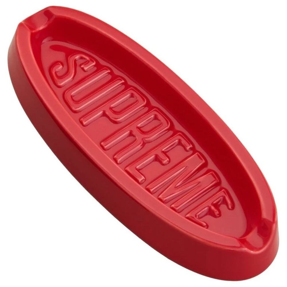 Supreme Oval Tray Blk OS Melamine Serving Display Home Accessory SS26